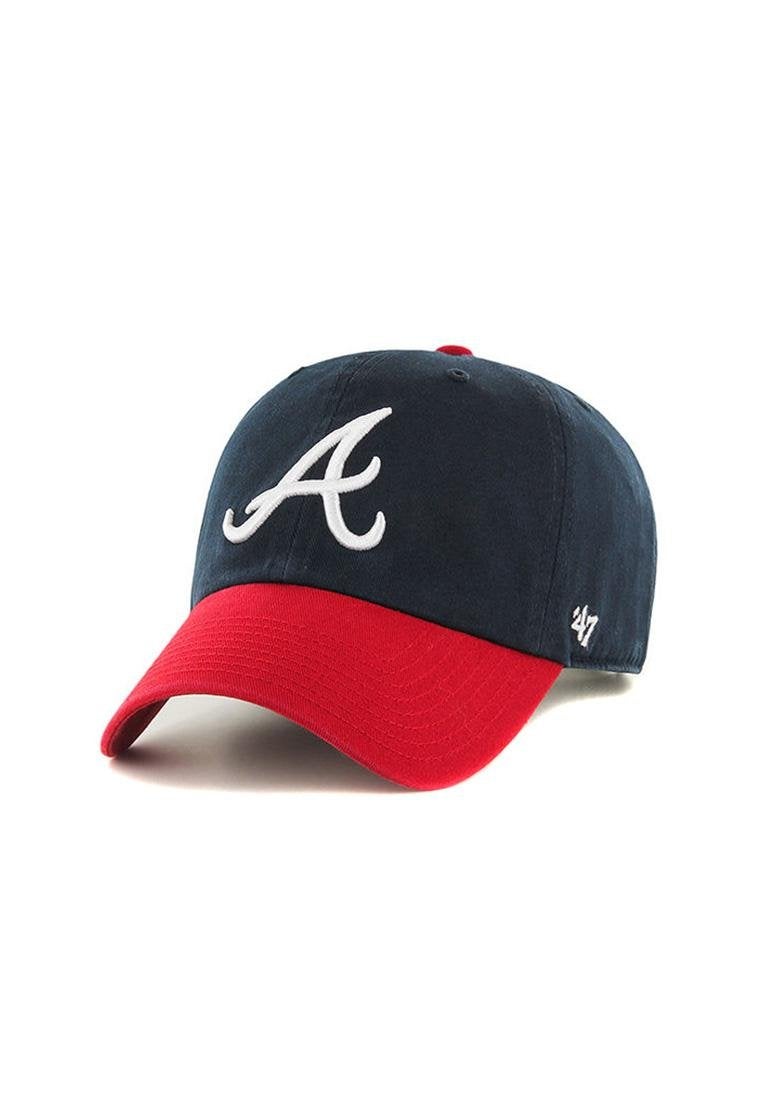 47 '47 Brand Atlanta Braves Navy Blue-Red Cleanup Adjustable Hat - Image 1